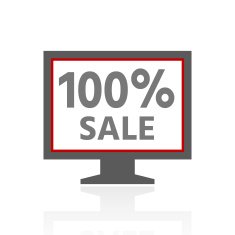 Computer Monitor icon on a white background - ProSeries N162