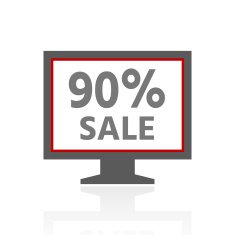 Computer Monitor icon on a white background - ProSeries N164