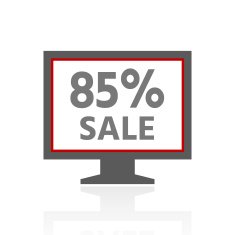 Computer Monitor icon on a white background - ProSeries N165