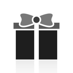 Gift Box icon on a white background - PrimeSeries