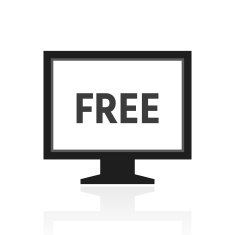 Computer Monitor icon on a white background - PrimeSeries N128