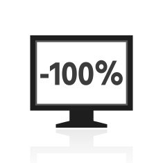 Computer Monitor icon on a white background - PrimeSeries N142