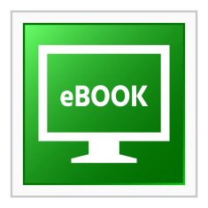 Computer Monitor icon on a square button - FlatSeries N18