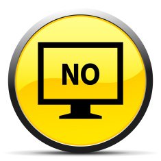Computer Monitor icon on a round button - CurveSeries N9