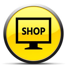 Computer Monitor icon on a round button - CurveSeries N21