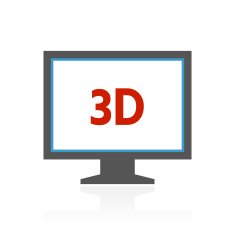 Computer Monitor icon on a white background - ColorSeries N6