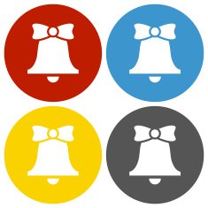 Bell icon on circle buttons - CircleSeries