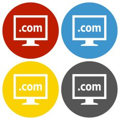 Computer Monitor icon on circle buttons - CircleSeries N35