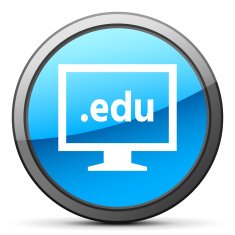 Computer Monitor icon on a round button - BrightSeries N32