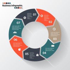 Circle arrows for your info graphic