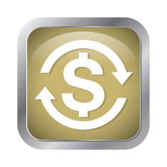 money symbol icon vector