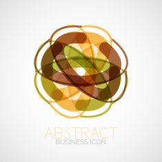 Symmetric abstract geometric shape N8
