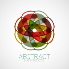 Symmetric abstract geometric shape N21
