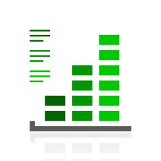 Bar Graph icon on a white background - FreshSeries N2
