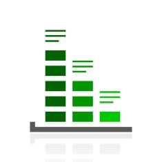 Bar Graph icon on a white background - FreshSeries N15