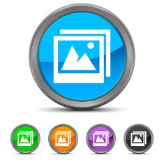 Photographs icon on circle buttons - CircledSeries
