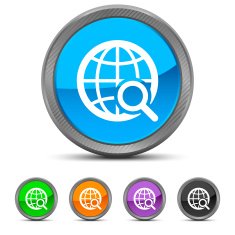 Globe icon on circle buttons - CircledSeries