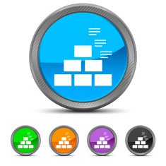 Pyramid icon on circle buttons - CircledSeries
