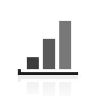 Bar Graph icon on a white background - PrimeSeries N30