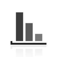 Bar Graph icon on a white background - PrimeSeries N32