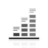 Bar Graph icon on a white background - PrimeSeries N37