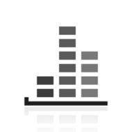 Bar Graph icon on a white background - PrimeSeries N41