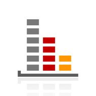 Bar Graph icon on a white background - ProSeries N5