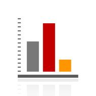 Bar Graph icon on a white background - ProSeries N7