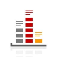Bar Graph icon on a white background - ProSeries N10