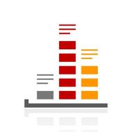 Bar Graph icon on a white background - ProSeries N13