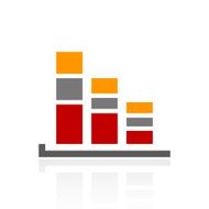 Bar Graph icon on a white background - ProSeries N21
