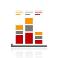 Bar Graph icon on a white background - ProSeries N24