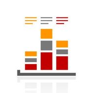 Bar Graph icon on a white background - ProSeries N25