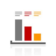Bar Graph icon on a white background - ProSeries N29