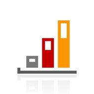 Bar Graph icon on a white background - ProSeries N33