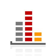 Bar Graph icon on a white background - ProSeries N39