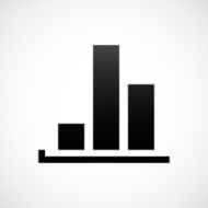 Bar Graph icon on a white background - ShadeSeries N32