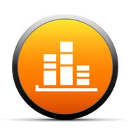 Bar Graph icon on a round button - SimpleSeries