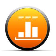Bar Graph icon on a round button - SimpleSeries N3