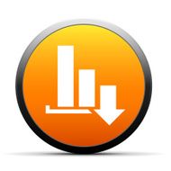 Bar Graph icon on a round button - SimpleSeries N8