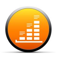 Bar Graph icon on a round button - SimpleSeries N10