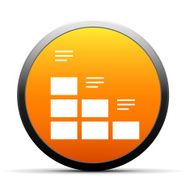 Bar Graph icon on a round button - SimpleSeries N13