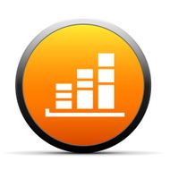 Bar Graph icon on a round button - SimpleSeries N19