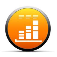 Bar Graph icon on a round button - SimpleSeries N24