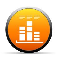 Bar Graph icon on a round button - SimpleSeries N25