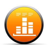 Bar Graph icon on a round button - SimpleSeries N26