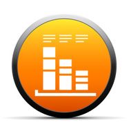 Bar Graph icon on a round button - SimpleSeries N27