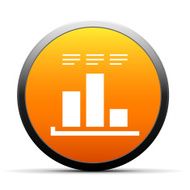 Bar Graph icon on a round button - SimpleSeries N29