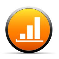Bar Graph icon on a round button - SimpleSeries N31