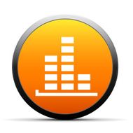 Bar Graph icon on a round button - SimpleSeries N41